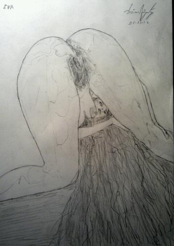 Portrait of Eva B bathing 2