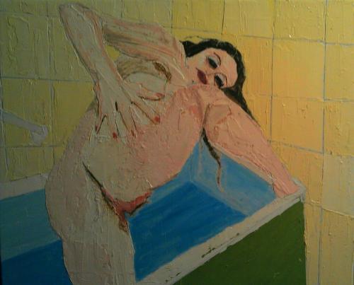 Portrait of Eva B bathing