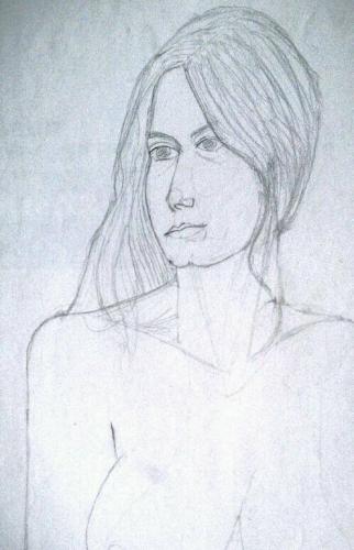 Pencil Portrait of Rose