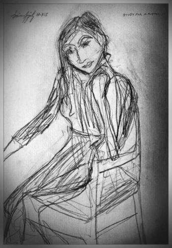 pencil-study-for-portrait-woman-black-shoes